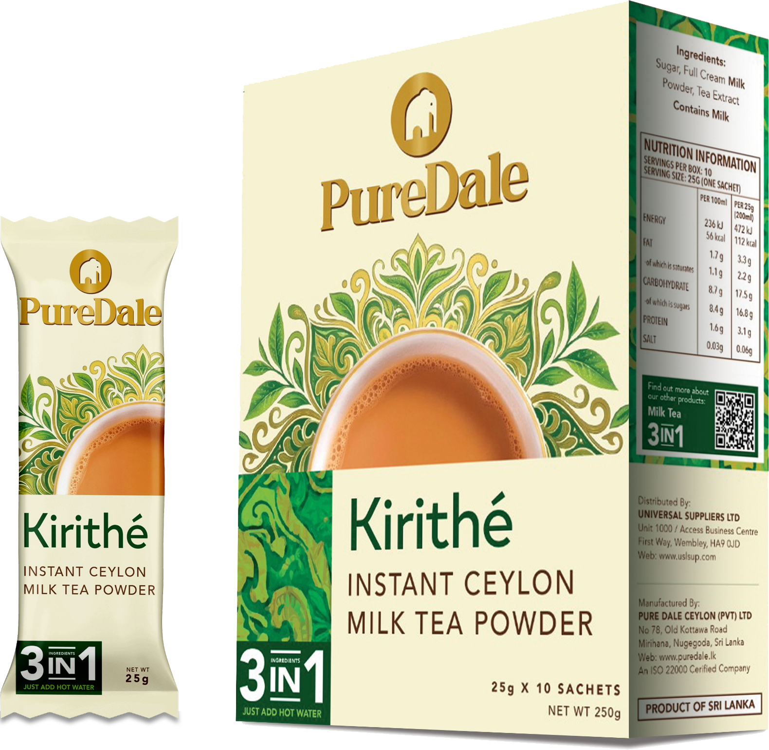 Kirithe Cup and Pack
